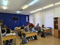 Занятия в педагогическом классе продолжаются